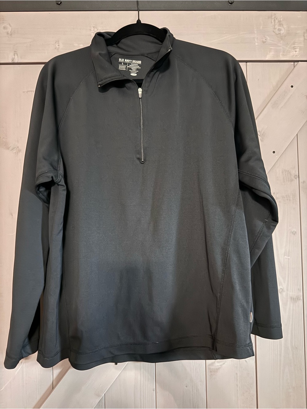 Old Navy Men’s Black Half-Zip Performance Jacket